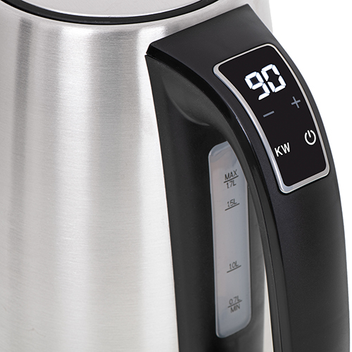 Elektrická kanvica Adler 1,7 L s LCD displejom a reguláciou teploty